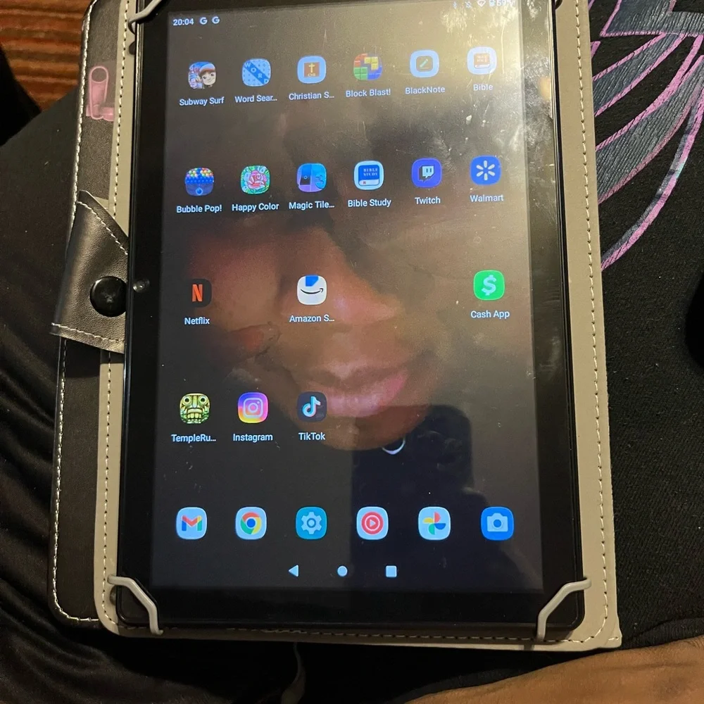 Black Tablet with Case